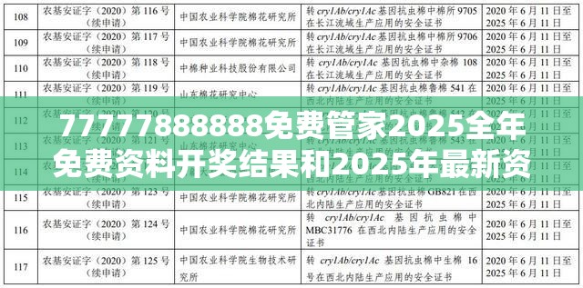 77777888888免费管家2025全年免费资料开奖结果和2025年最新资料大全官网入口，效果解读、专家解析解释与落实